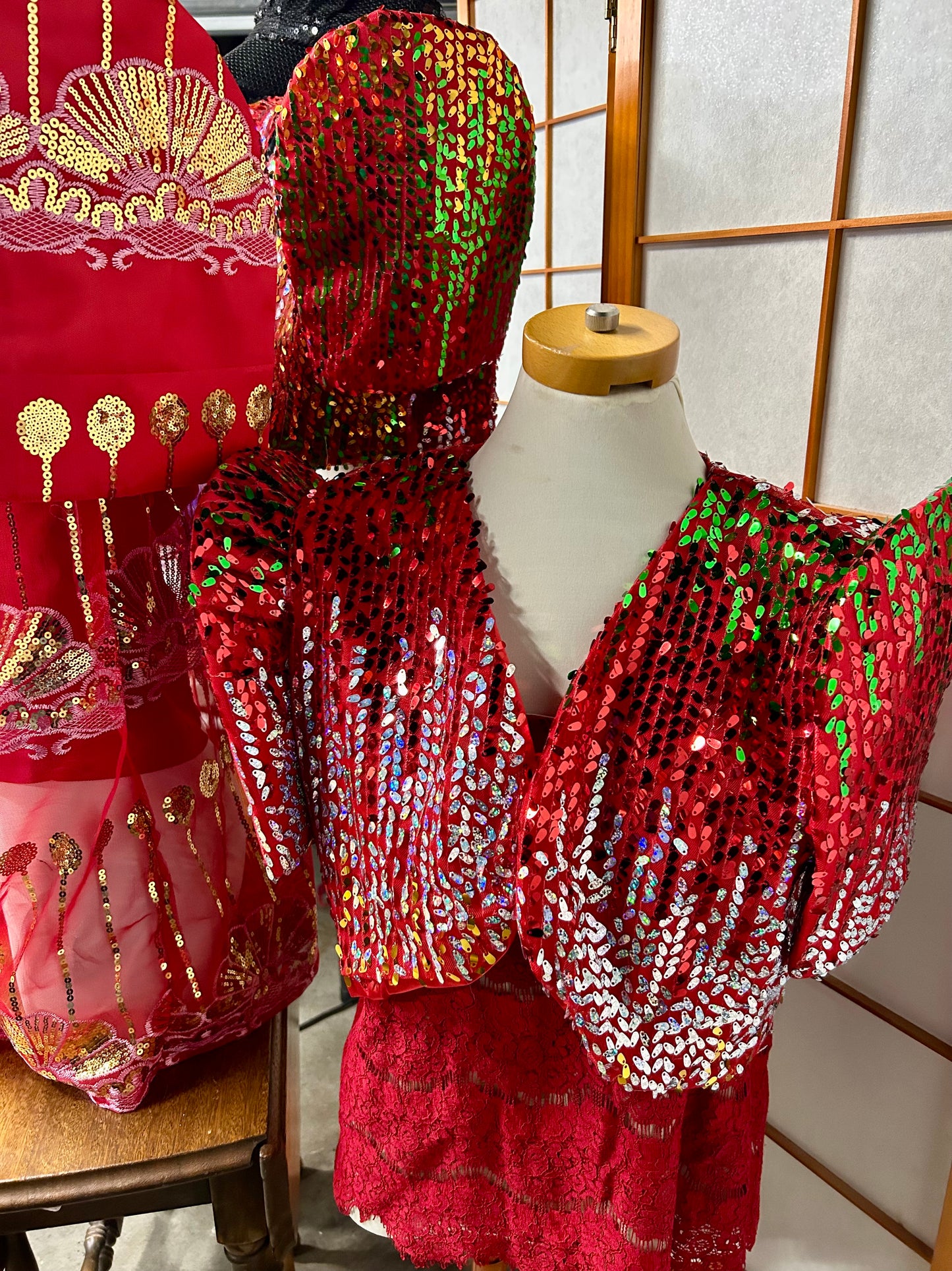 Christmas Sequins Bolero