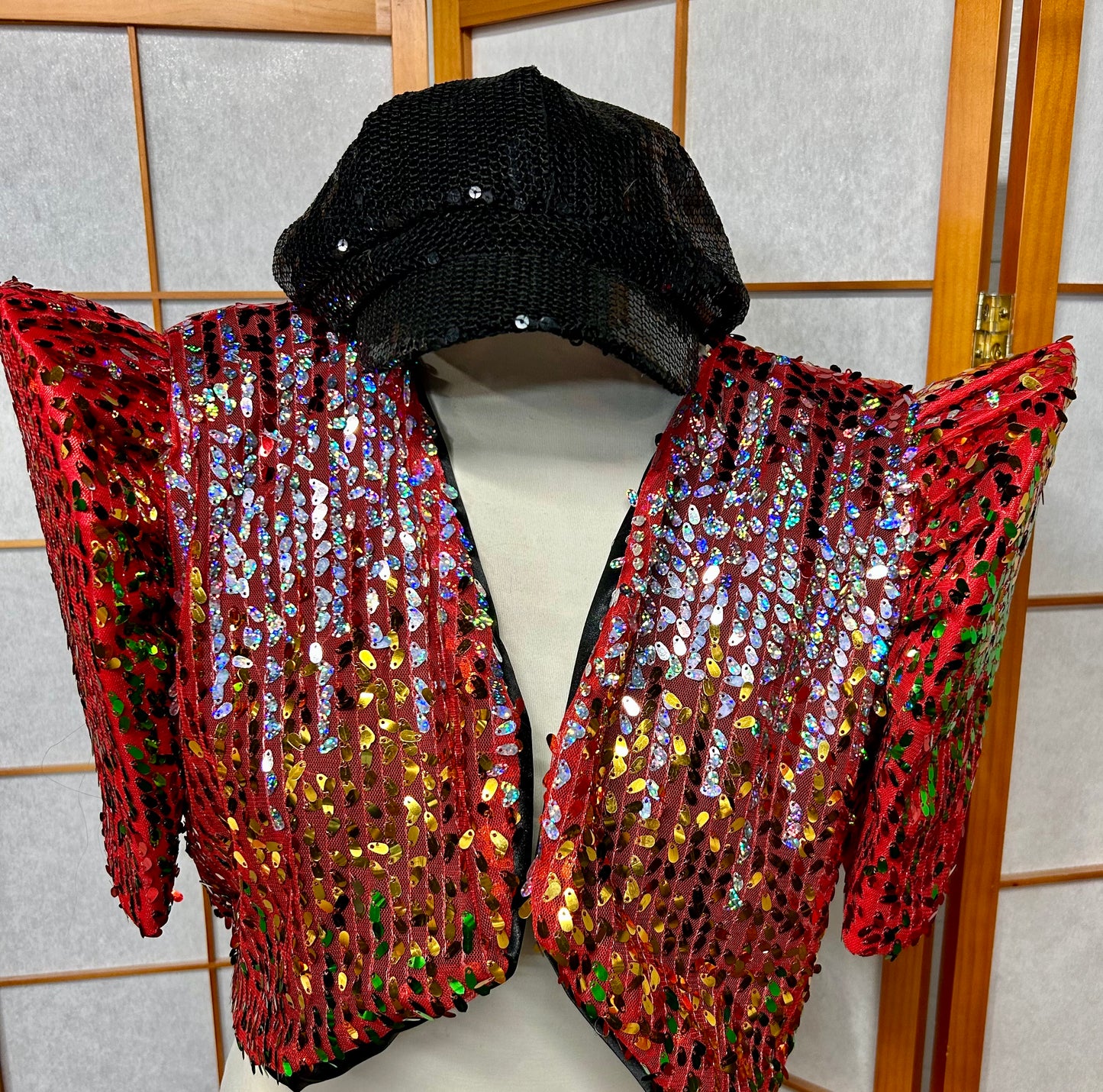 Christmas Sequins Filipinana bolero