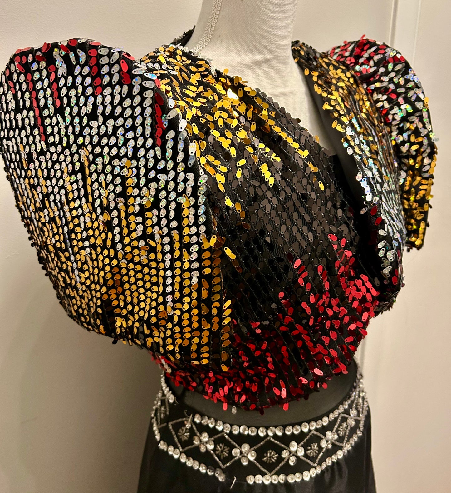 Holiday/Special Event (multicolor) Sequin Bolero