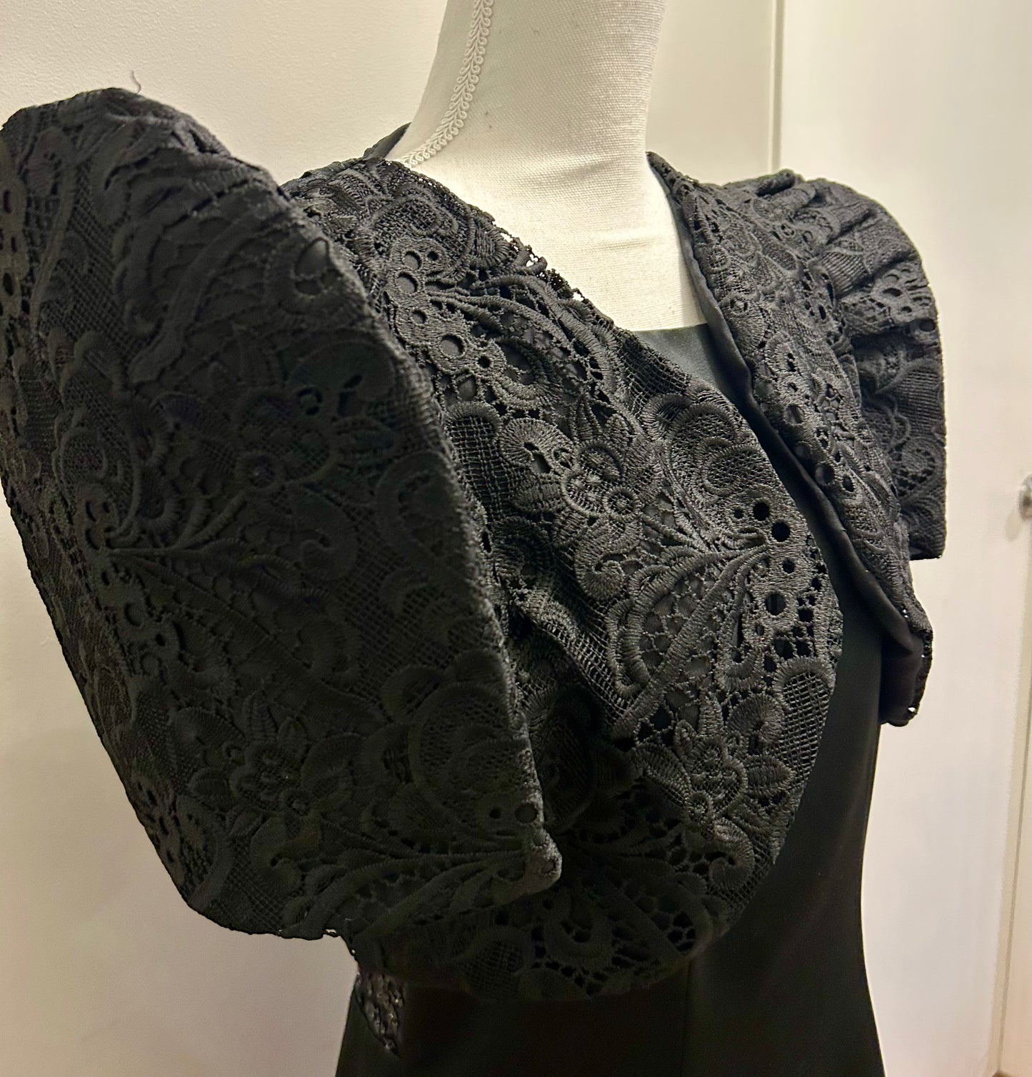 Black Woven Filipinana Bolero (3 styles to choose from)