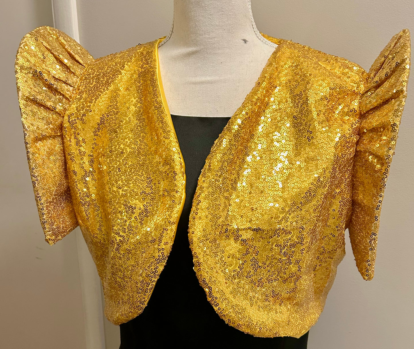 Gold Sequin Filipinana Bolero