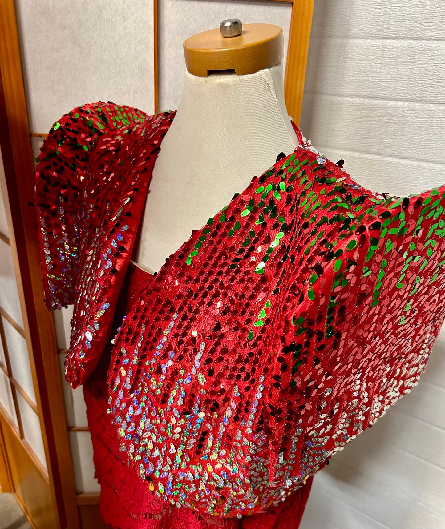 Christmas Sequins Filipinana bolero