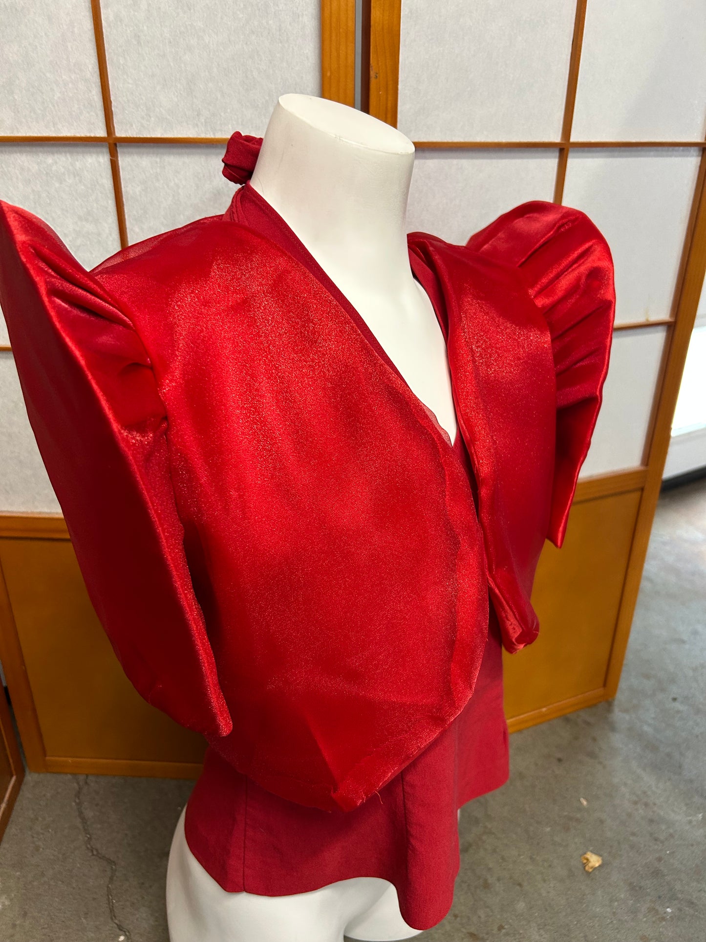 Basic Filipinana Bolero in Grey, Black, Red and SIlver