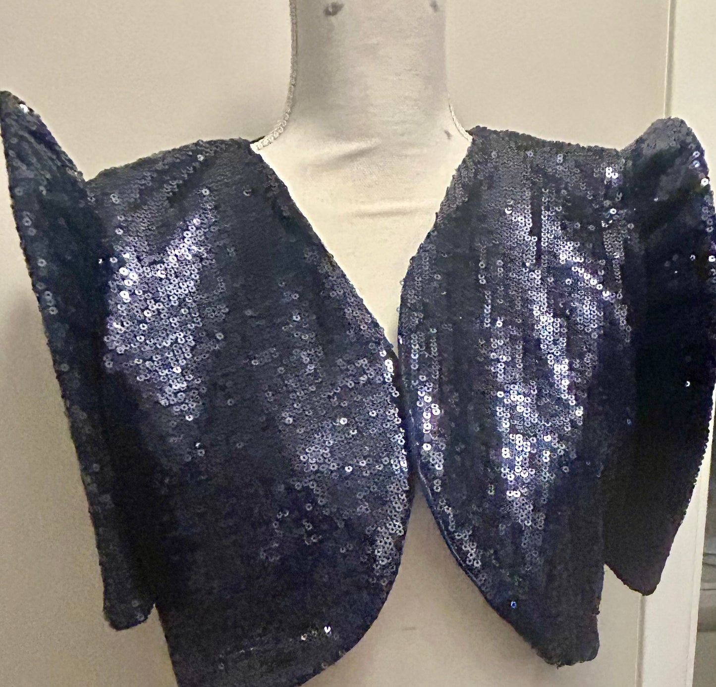 Blue Sequins Filipinana Bolero